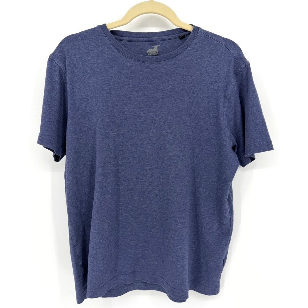 Raffi Lafayette Men's 100% Cotton T-shirt Short Sleeve Soft Jersey Navy Blue